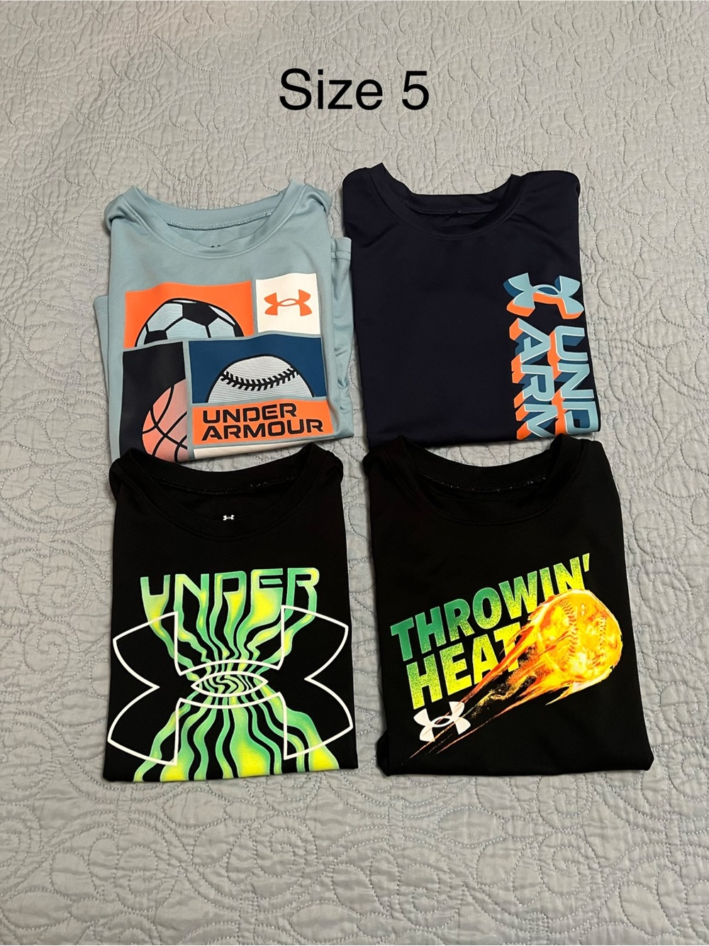 Under Armour Kids' Active Graphic Tee bundle
